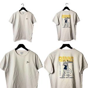 Banks Journal Everyday Journeys T Shirt Girl Graphic Tee 100% Organic Cotton XL